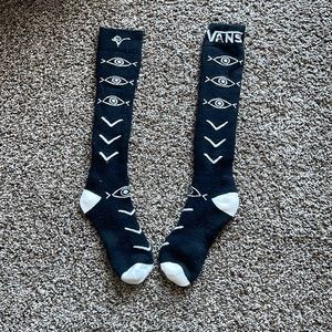 Evil eye long vans socks
